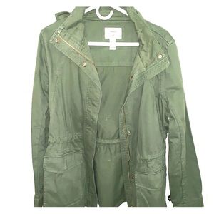 Army green jacket